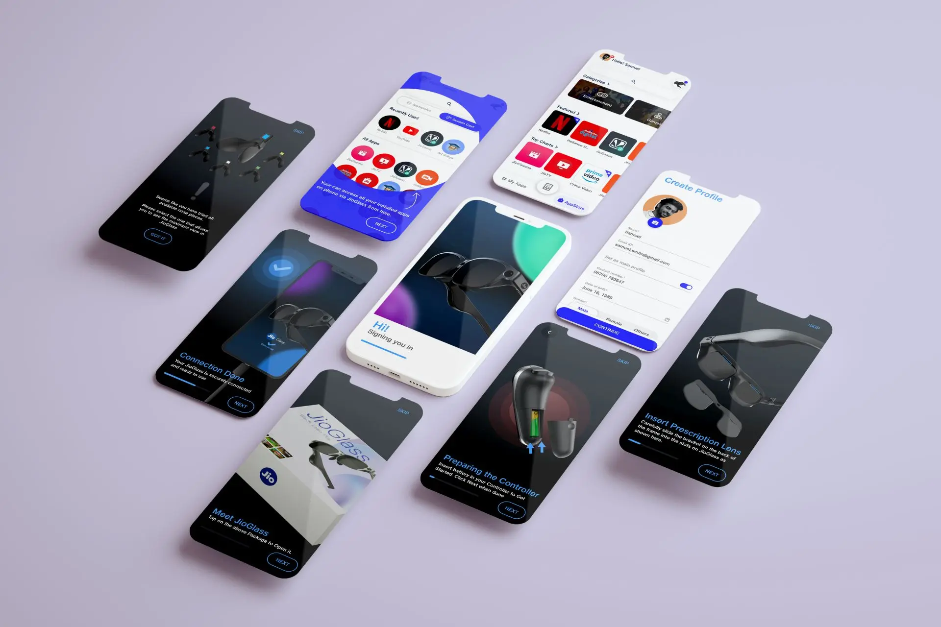 Companion App header